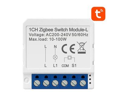 Inteligentný spínací modul ZigBee Avatto LZWSM16-W1 Bez neutrálu TUYA