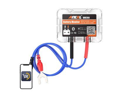 Bluetooth Battery Tester Ancel BM200 6-20V DC - obrázok 1