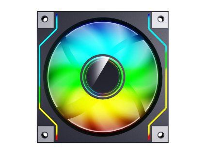 Počítačový ventilátor Darkflash DM20 (čierny) - obrázok 1