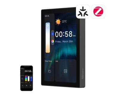 SONOFF NSPanel Pro 120 Smart Control Panel Matter WiFi/Bluetooth/ZigBee (čierny) - obrázok 1