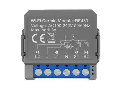Modul inteligentných závesov Avatto CMS16-RF-1 WIFI+RF