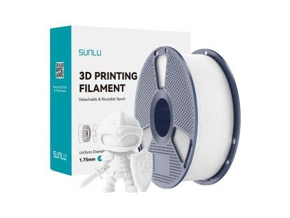 Filament Sunlu PLA+ (biely) - obrázok 1
