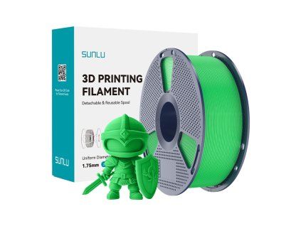 Filament Sunlu PLA+ (zelený) - obrázok 1