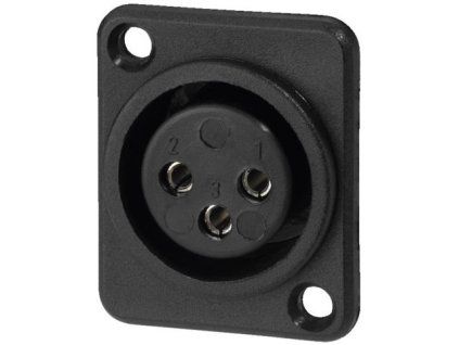 DIV XLR-508/J XLR panelová samica, 3 pólová