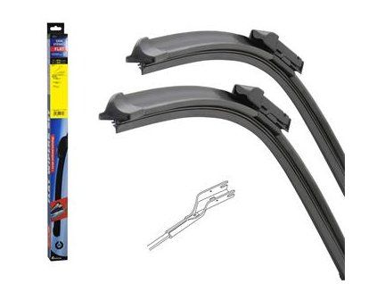Stěrače FLAT SET (U-CUBE) 610+450mm - obrázok 1