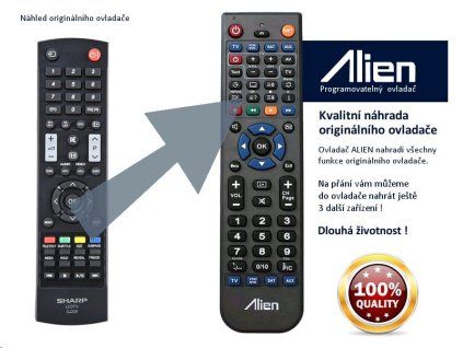 Diaľkový ovládač ALIEN Sharp GJ220