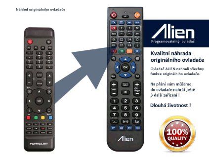 Diaľkový ovládač ALIEN Formuler F3