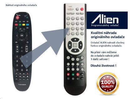 Diaľkový ovládač ALIEN STB Thomson THT 741FTA