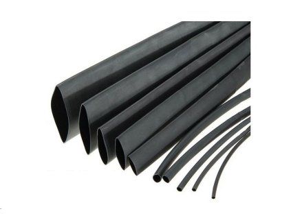 Smršťovací bužírka 20,0/10,0mm černá