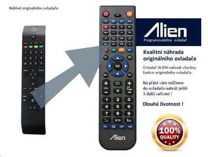 Diaľkový ovládač ALIEN Technika RC3902