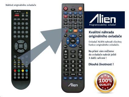 Diaľkový ovládač ALIEN ECG RC-D3-02