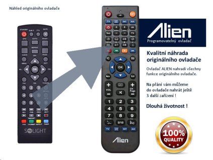 Diaľkový ovládač ALIEN Solight HD01-RC