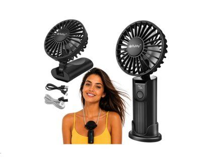 Ventilátor mini ruční stolní Ruhhy 27781