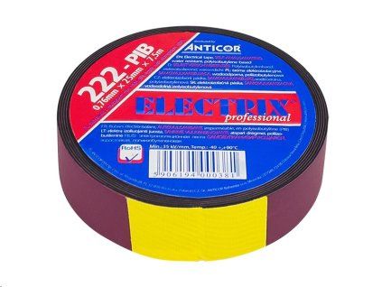 Kaučuková páska vulkanizační 25mm / 7,5m černá