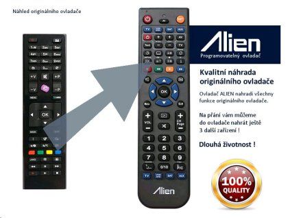 Diaľkový ovládač ALIEN ORAVA RC4875