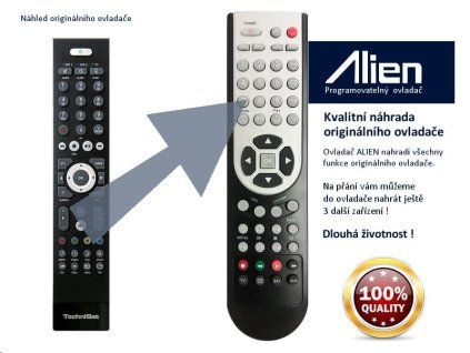 Diaľkový ovládač ALIEN STB TechniSat DIGIPAL ISIO HD