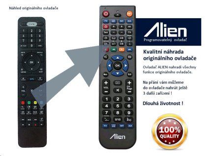 Diaľkový ovládač ALIEN Formuler S Mini