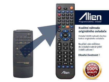 Diaľkový ovládač ALIEN LG VS068G