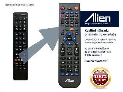 Diaľkový ovládač ALIEN Sharp RC4848