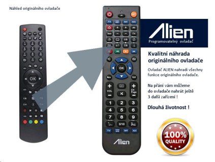 Diaľkový ovládač ALIEN Technika RC1912