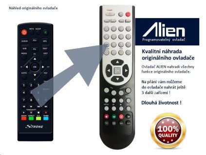 Diaľkový ovládač ALIEN STB Strong SRT 82