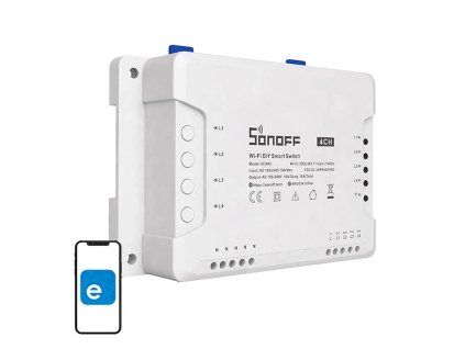 Inteligentný spínač WiFi SONOFF 4CHR3 - obrázok 1