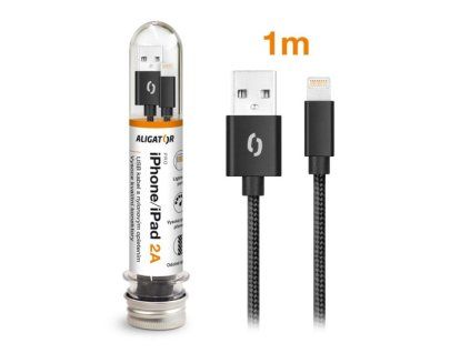 ALI datový kabel lightning,černý DAKT002