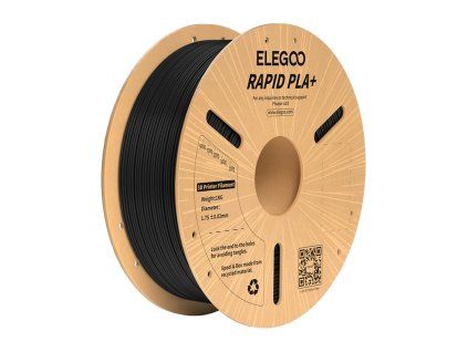 Filament ELEGOO Rapid PLA+ (čierny) - obrázok 1