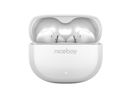 Slúchadlá Niceboy Pins 4 Arctic White