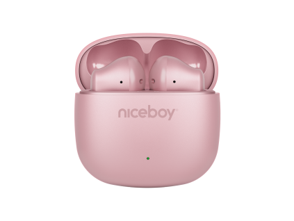 Slúchadlá Niceboy Beans 4 POP Sakura Pink
