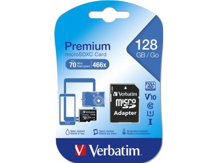 VERBATIM 44085 microSD 128GB class10