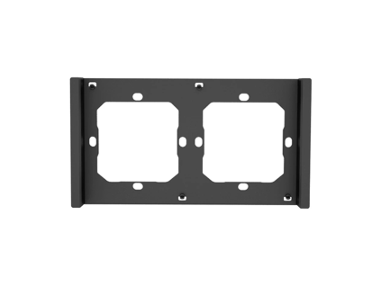 Frame for switch M5 80 double 2-fold SONOFF M5-2C-80-F (graphite/black)