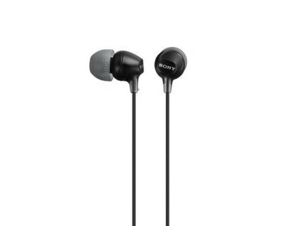SONY sluchátka MDR-EX15LP, černá