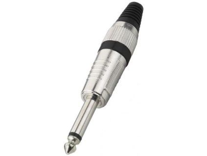 Monacor T-110/SW 6.3 mm Mono samec, čierny