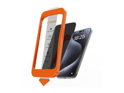 Torras Install Master tempered glass for iPhone 16 Plus