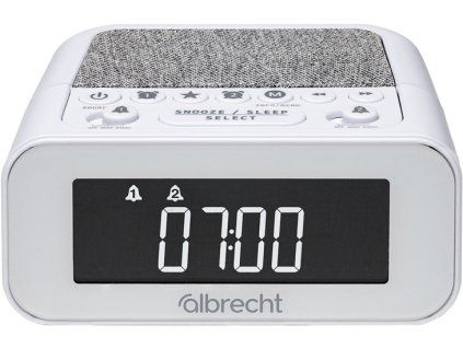 Albrecht DR 451 DAB+ alarm clock, white