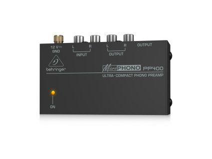 Behringer MICROPHONO PP400 ultra-compact phono preamp - obrázok 1