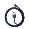 Baseus Cafule Lightning kábel 1,5A 2 m (zlatý+tmavomodrý) - obrázok 1