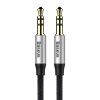 Baseus Yiven Audio kábel 3,5 samec Audio M30 1,5 m strieborný + čierny - obrázok 1