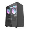 Počítačová skriňa Darkflash DK100 (čierna) - obrázok 5