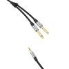 Audio kábel mini jack 3,5 mm na 2x jack 6,35 mm samec Vention BARHK 8 m - obrázok 4