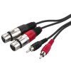Monacor MCA-127J Audio pripájací kábel, 1 m - obrázok 1