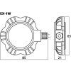Monacor EX-1W Audio budič / rezonátor, 5 W, 8 Ω - obrázok 2