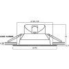 Monacor LDD2-14/NWS LED downlight, 14 W, 1,220 lm - obrázok 3