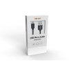 Solight USB kábel, USB 2.0 A konektor - USB B micro konektor, blister, 2m - obrázok 3