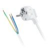 Solight flexo šnúra, 3x 1,5mm2, biela, 2m - obrázok 1