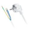 Solight flexo šnúra, 3x 1mm2, biela, 2m - obrázok 1