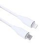 Solight USB-C/Lightning kábel, USB-C konektor - Lightning konektor, silikón, 0,5m - obrázok 1