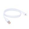 Solight lightning kábel, USB 2.0 A konektor - Lightning konektor, silikón, 1m - obrázok 2