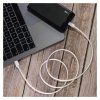 Kabel USB-C 2.0 / USB-C 2.0, EMOS SM7027W, 1 m, bílý - obrázok 6